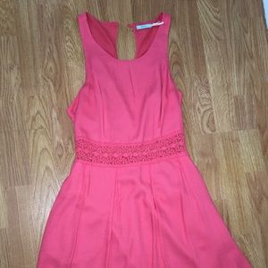 Coral urban outfitters dress